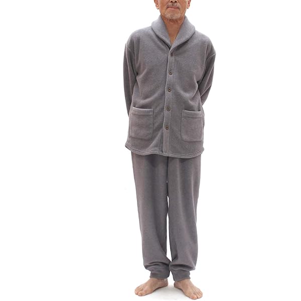PAJAMAYA IZUMM フリースパジャマ　男女兼用 両面起毛　厚手　前開き Amazon | パジャマ屋 パジャマ IZUMM フリース スタンダード中厚